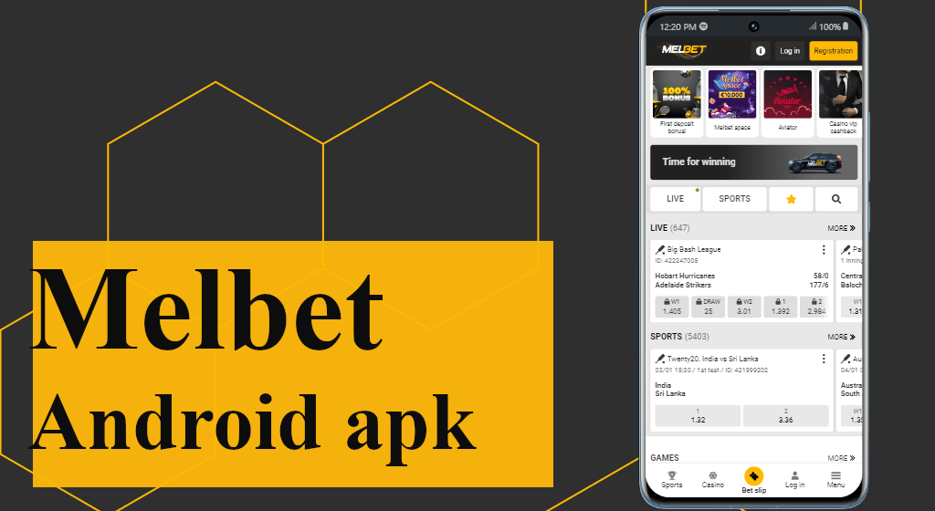 Melbet apk for Android devices