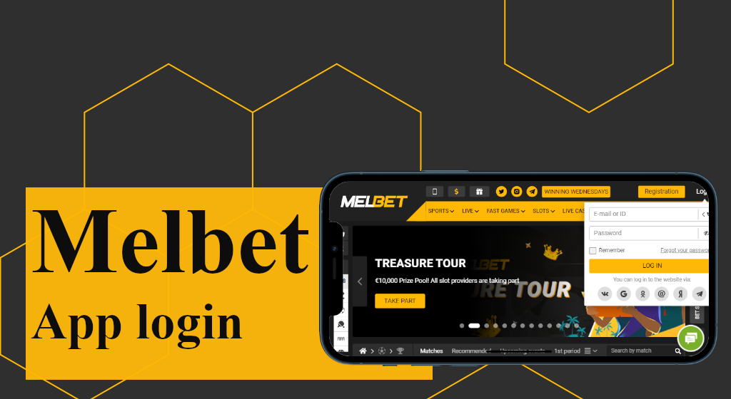Melbet app login link